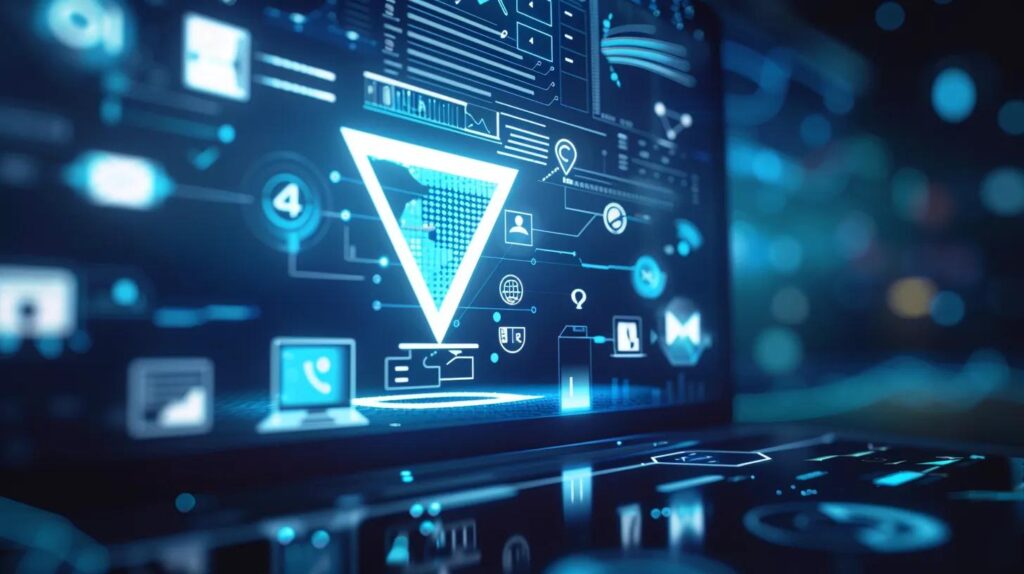 An Easy Guide To Key Machine Learning Concepts 5 A sleek, modern digital workspace showcases icons for automation, ai, crm, email, and chatbots flowing into a glowing funnel, symbolizing business growth, with subtle blueprint elements in the background, all rendered in cool blue, white, and silver tones for a tech-savvy audience.